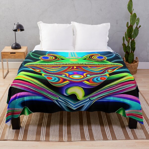 Item preview, Froggy Animal Spirit (16) - Trippy Psychedelic Frog designed and sold by TheThirdEye.
