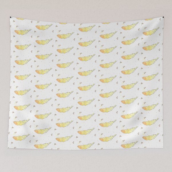 Item preview, Glowing Watercolor Falling Feather designed and sold by Grannytato.