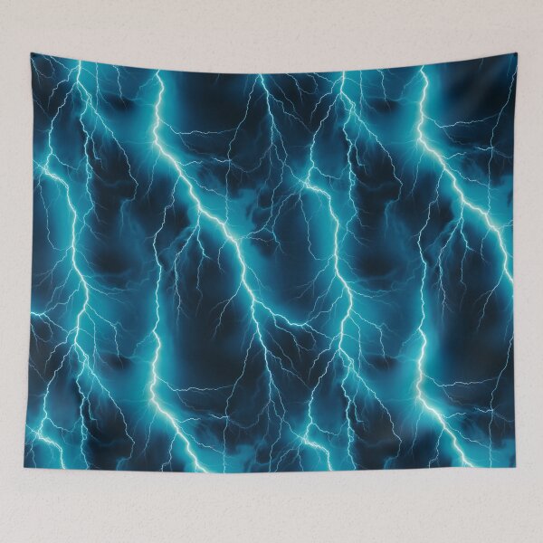 Item preview, Blue Lightning Pattern  designed and sold by Skolyak.