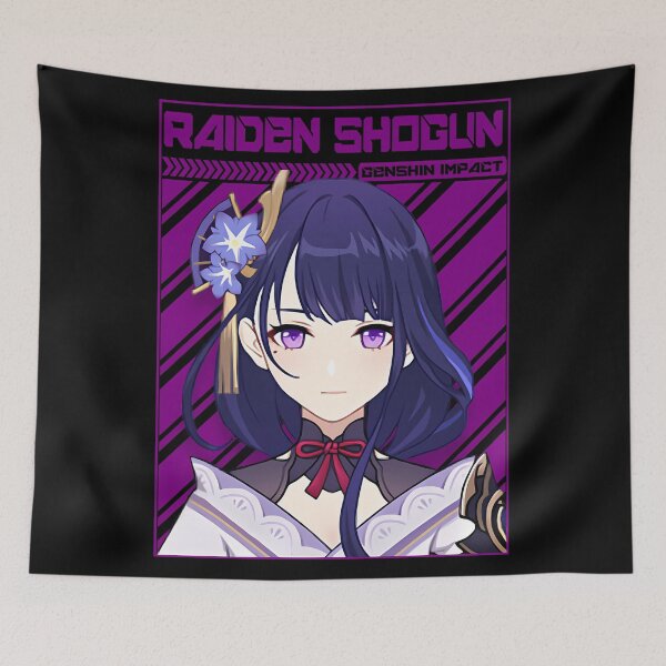 Item preview, GENSHIN IMPACT RAIDEN SHOGUN POTRAIT designed and sold by MichaelTempt.