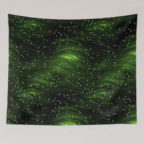 Item preview, Flowing Green Pattern  designed and sold by Skolyak.