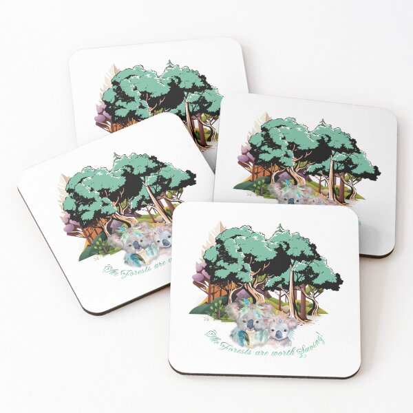 Item preview, The Forests are Worth Saving - Australian Koalas designed and sold by LighterLifeLove.