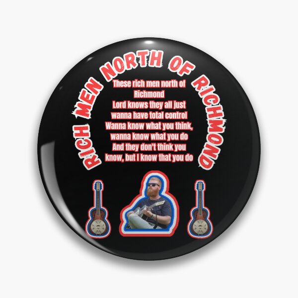 Item preview, Rich Men North Of Richmond designed and sold by WoodburyLake.