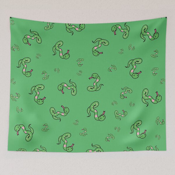 Item preview, Smiling Snake Illustration designed and sold by stickersmegafun.