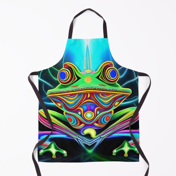 Item preview, Froggy Animal Spirit (16) - Trippy Psychedelic Frog designed and sold by TheThirdEye.
