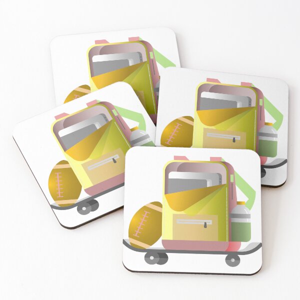Item preview, Suitcase on skateboard and rugby ball designed and sold by WP-7824.
