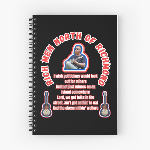 Item preview, Rich Men North Of Richmond designed and sold by WoodburyLake.