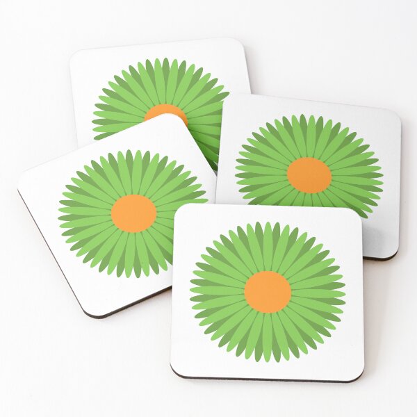 Item preview, Green and Orange Flower designed and sold by kavanaghdesigns.