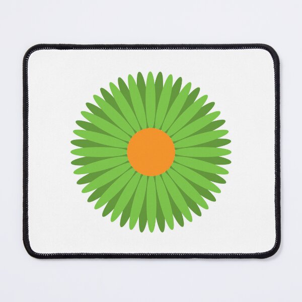 Item preview, Green and Orange Flower designed and sold by kavanaghdesigns.