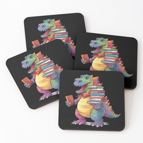 Item preview, Colorful Kids Back To School Fun Dinosaur For Children Who Read designed and sold by Robert Diebold.