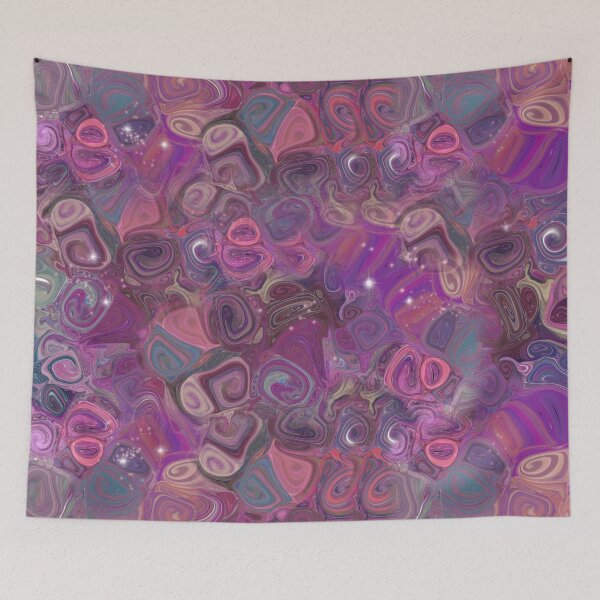 Item preview, Purple Abstract Swirls 081723 designed and sold by Kristi Duggins.