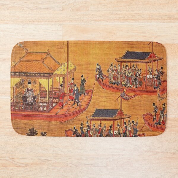 Item preview, Jiajing Emperor on his state barge -1538 - Taiwan Palace Museum - Digitally Remastered Classic Art designed and sold by TheHappyK.
