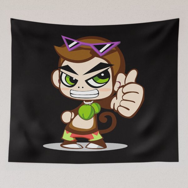 Item preview, Strong Monkey Cartoon designed and sold by LANIESHAPI.