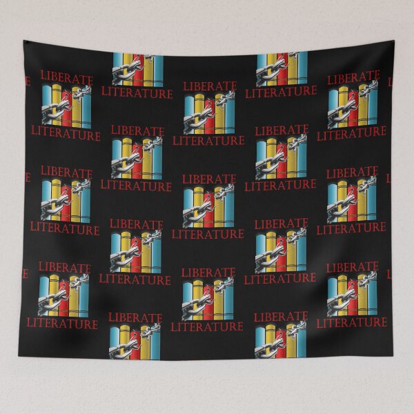 Item preview, Banned Books Week Liberate Literature designed and sold by carolynka.