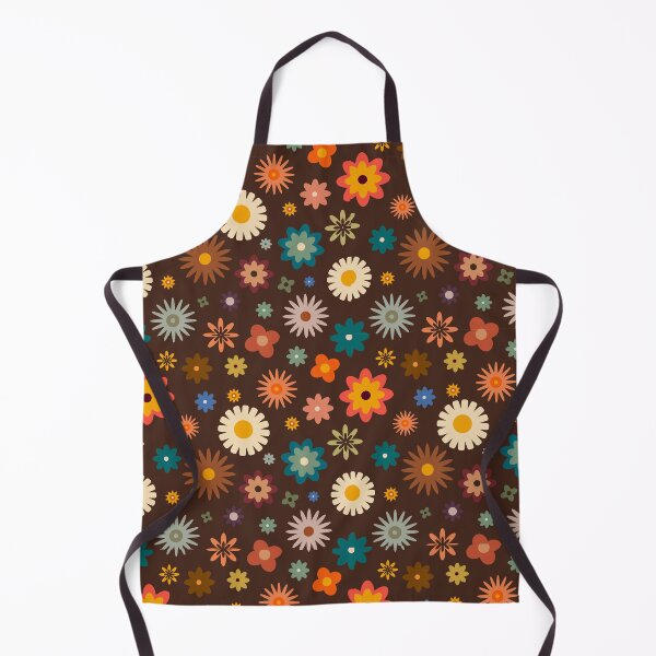 Item preview, Colourful flowers in retro style designed and sold by RetroNibylander.