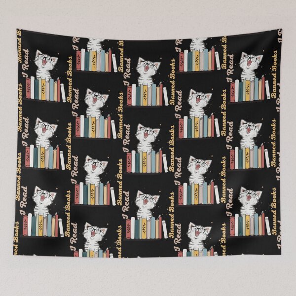 Item preview, Cat I Read Banned Book designed and sold by carolynka.