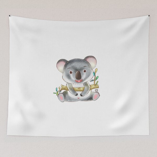 Artikelvorschau, Koala | Koala-Liebhaber - Koala hält einen Ast entworfen und verkauft von FennyWijayaMomo.