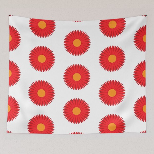 Item preview, Red and Orange Flower designed and sold by kavanaghdesigns.
