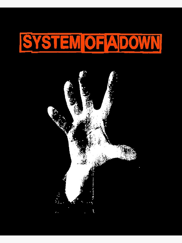 System Of A Down Hand Art Hands On Art Print