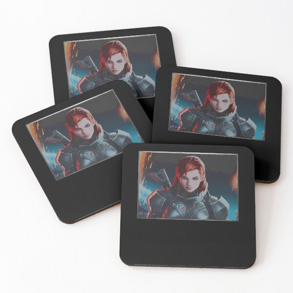 Item preview, Mass Effect: Female Shepard Digital Painting designed and sold by HooverCustard.