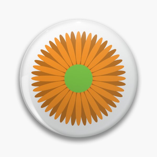 Item preview, Orange and Green Flower designed and sold by kavanaghdesigns.
