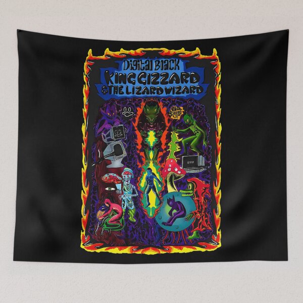 Item preview, King Gizzard- Digital Black designed and sold by FeathersMckenz.