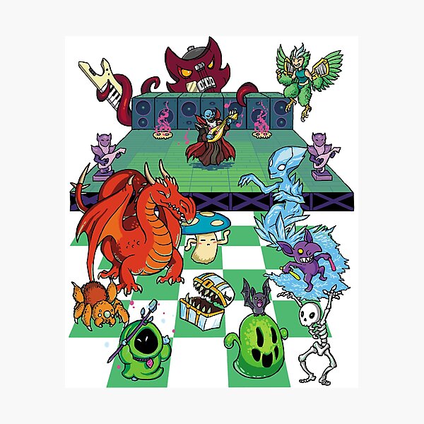 Item preview, Crypt of the Necrodancer - Monster Mosh designed and sold by NellyTenholder2.