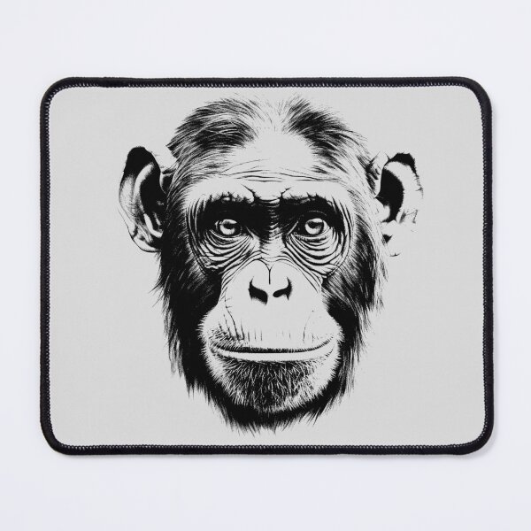Item preview, Bonobo Face Sticker T-shirt Art designed and sold by allthis.