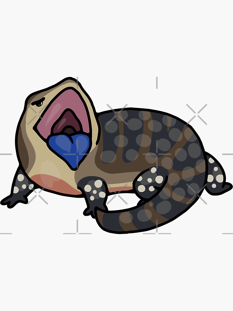 Thumbnail 3 of 3, Sticker, Feisty Bluey designed and sold by thegreyfeather.