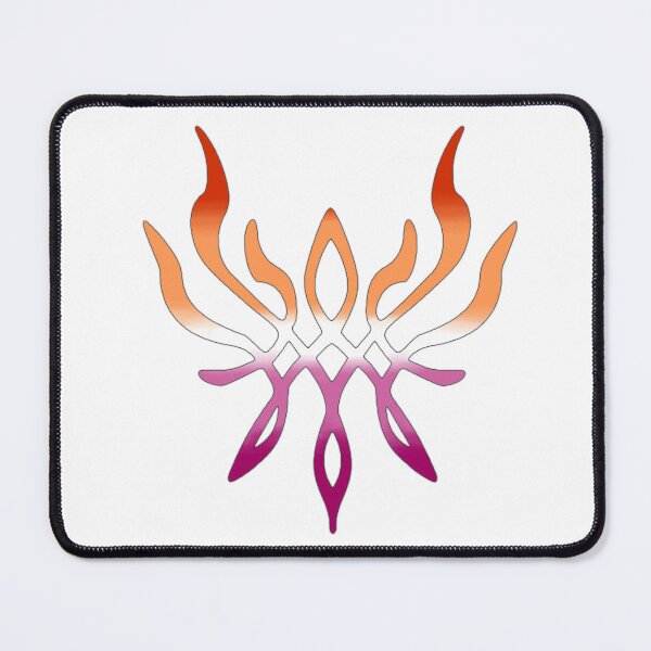 Item preview, Lesbian Pride Crest of Flames designed and sold by pissedonthemoon.
