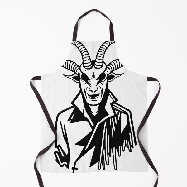 Item preview, Monochrome Pop Art Stylish Satanic Goat designed and sold by crapanzanos.