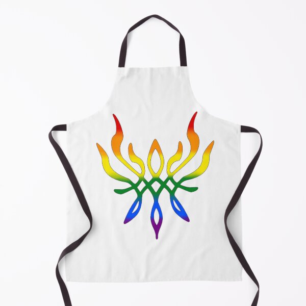Item preview, Gay Pride Crest of Flames designed and sold by pissedonthemoon.