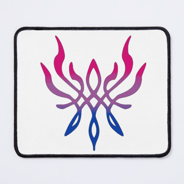 Item preview, Bisexual Pride Crest of Flames designed and sold by pissedonthemoon.