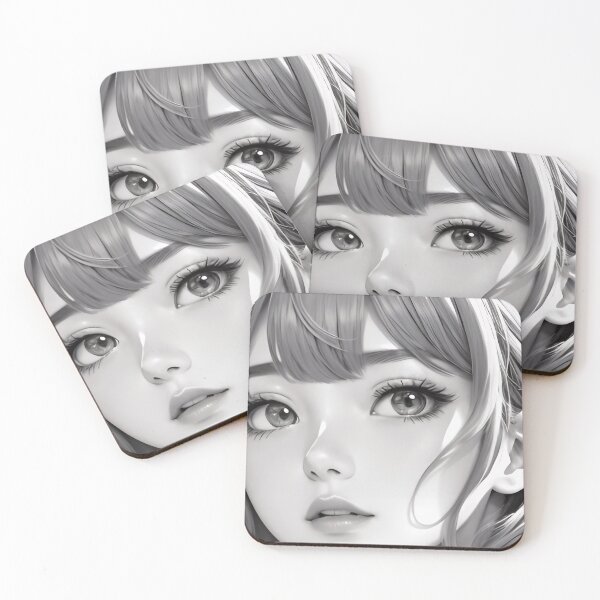 Item preview, close up cute face anime girl designed and sold by Sonata-Store.