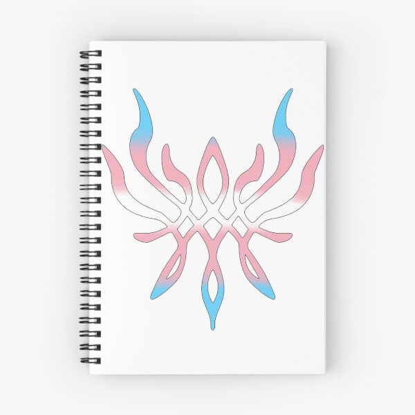 Item preview, Trans Pride Crest of Flames designed and sold by pissedonthemoon.