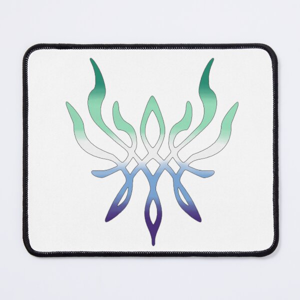 Item preview, MLM Pride Crest of Flames designed and sold by pissedonthemoon.