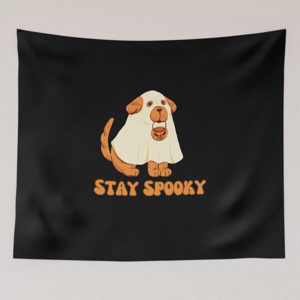 Item preview, Stay Spooky | Halloween | Spooky | Ghost | Retro Halloween | Halloween Costume | Dog designed and sold by ShoniwDesigns.