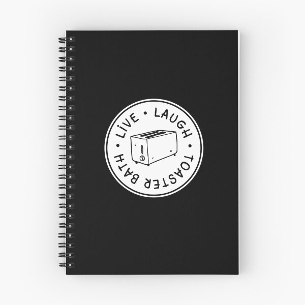 Item preview, Live Laugh Toaster Bath designed and sold by riotstickerco.