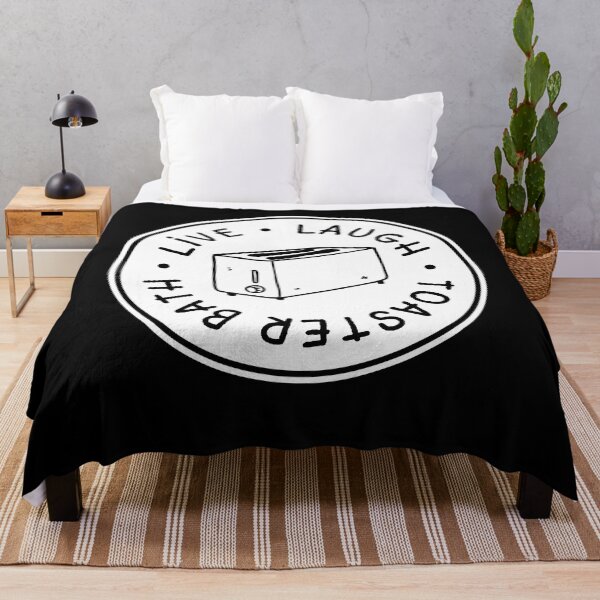 Item preview, Live Laugh Toaster Bath designed and sold by riotstickerco.