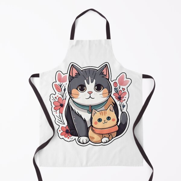 Item preview, Cute cat with a kitten designed and sold by uglitangelo.