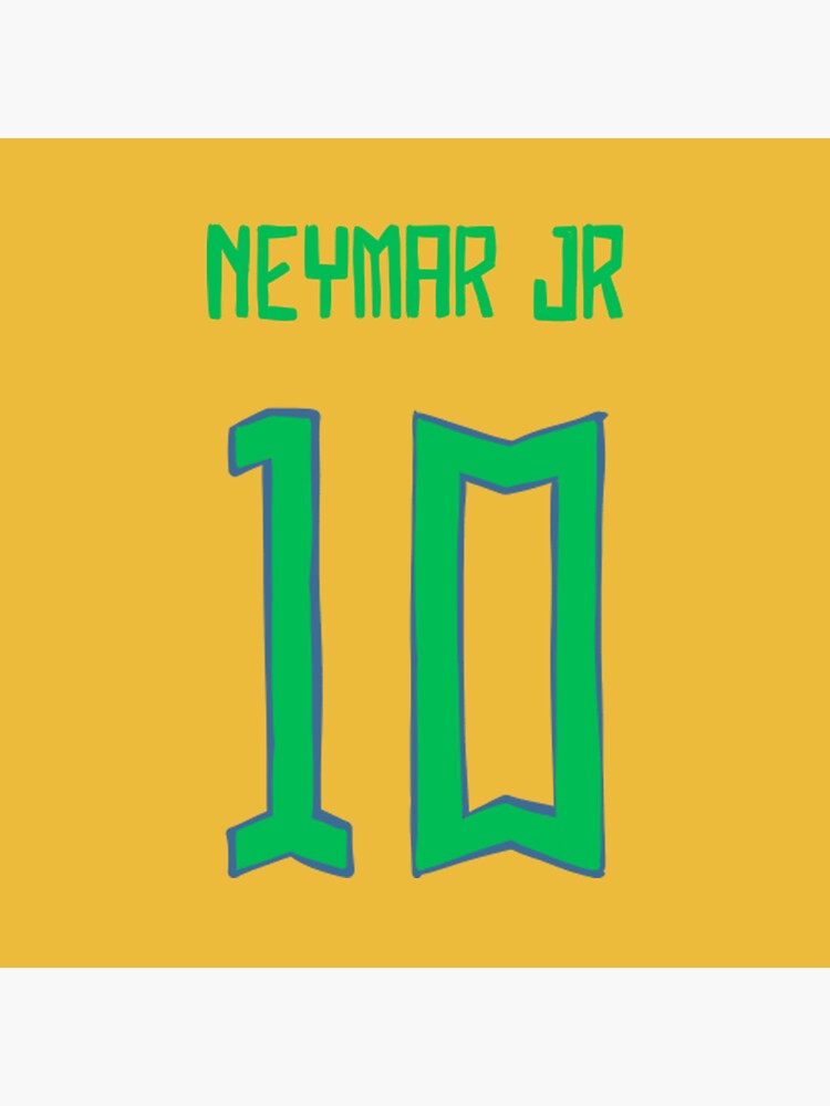 2017/18 Paris Saint-Germain Neymar Jr #10 Away Official Nameset