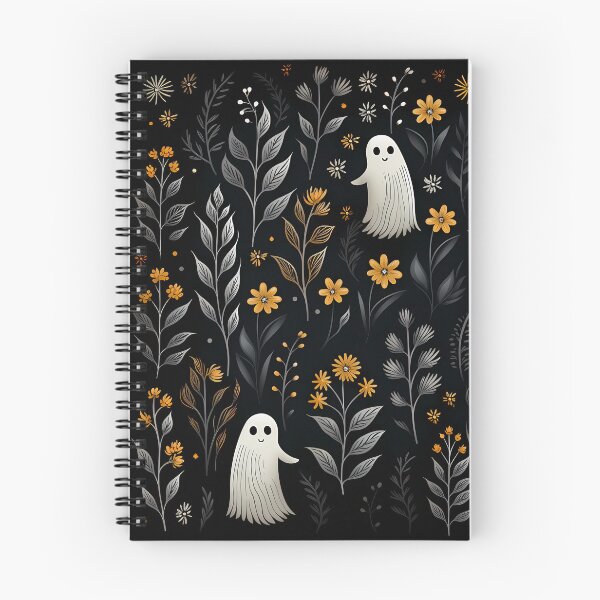 Item preview, daisy flower halloween and ghost, seamless patterns designed and sold by sfwArt.
