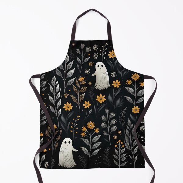 Item preview, daisy flower halloween and ghost, seamless patterns designed and sold by sfwArt.