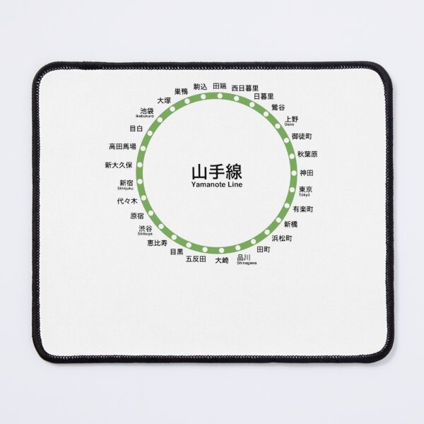 Item preview, Yamanote Line Stations designed and sold by PaulLessard.