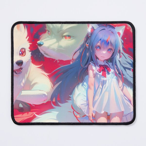 Item preview, Wolf Girl White designed and sold by Stefo2AIPics.