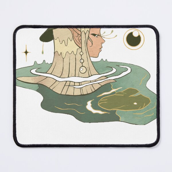 Item preview, Retro Angel And Lotus Leaf Aesthetic Magic Faecore designed and sold by cassondrahu.