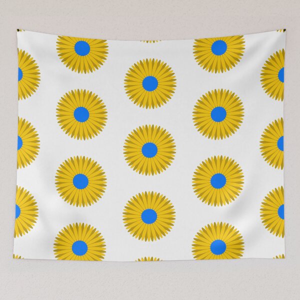 Item preview, Yellow and Blue Flower designed and sold by kavanaghdesigns.