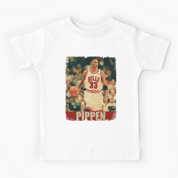 Scottie Pippen Retro Basketball Caricature T Shirt