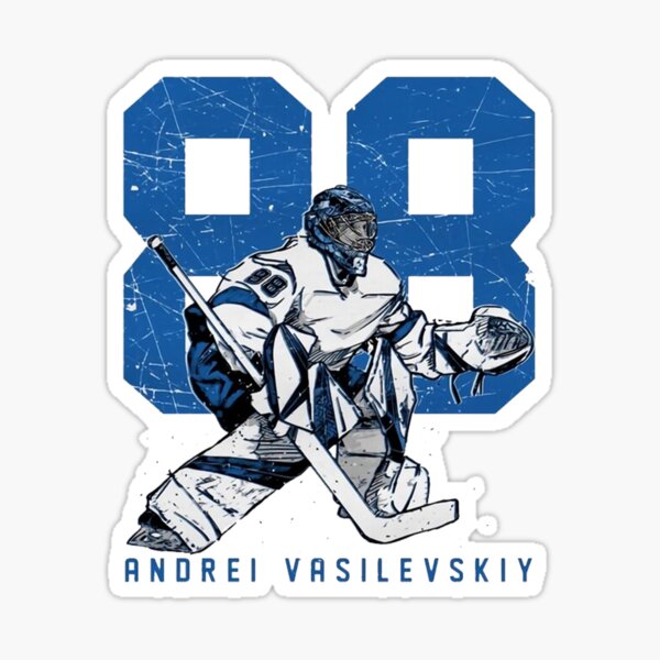 Andrei Vasilevskiy auto signed inscribed Stanley Cup Game Used Ice