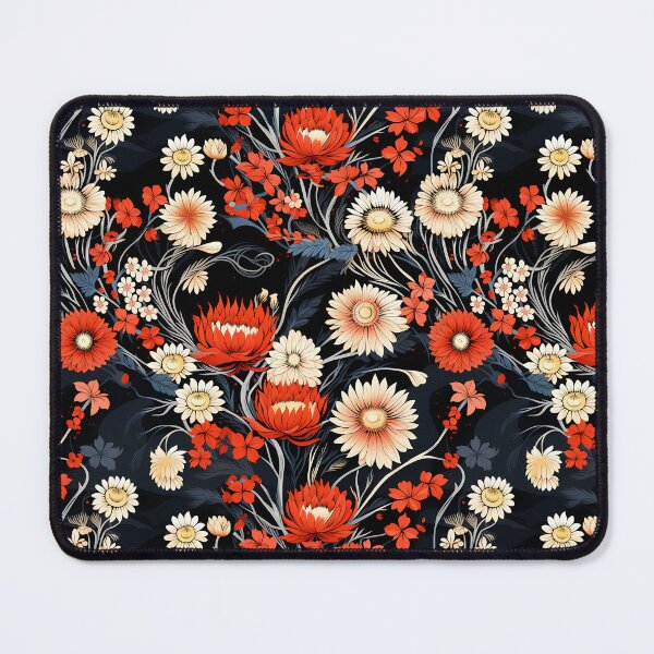 Item preview, Daisy line drawing style, seamless patterns designed and sold by sfwArt.